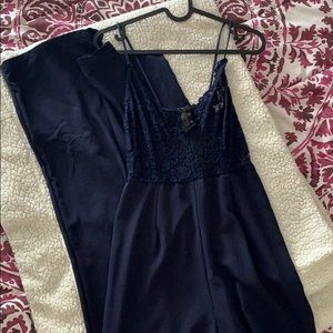 Spaghetti strap jumpsuit